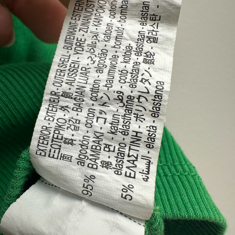 Zara Kelly Green Ribbed Crop Tank - Picture 4 of 4